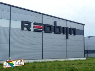 Buitenreclame losse doosletters led naar achteren uitlichtend